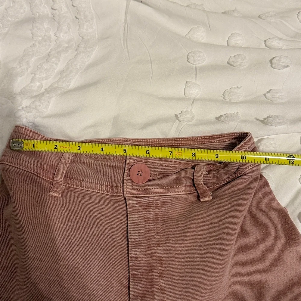 Zara Women's Dusty Rose Flare Jeans - Picture 3 of 4